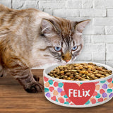 Johnson Plastics Plus White Ceramic Sublimation Pet Bowls for Dye Sublimation Heat Transfer (Six Inch, 1, Count) Johnson Plastics Plus