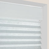 CALYX INTERIORS Blackout Cellular Honeycomb Shade, Cordless, 3/8" Single Cell, 34" W x 60" H, Blackout White Calyx Interiors