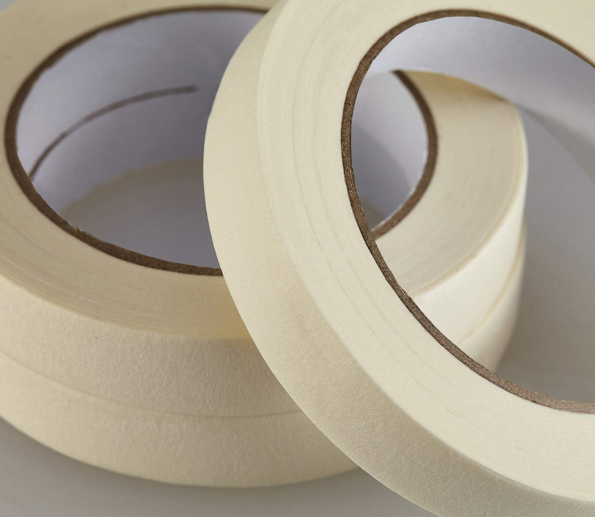 Lichamp Masking Tape 10 Pack General Purpose Beige White Color, 0.75 inch x 55 Yards x 10 Rolls (550 Total Yards), for Painting, Home, Office, School Stationery, Arts, Crafts etc. (3004) Lichamp