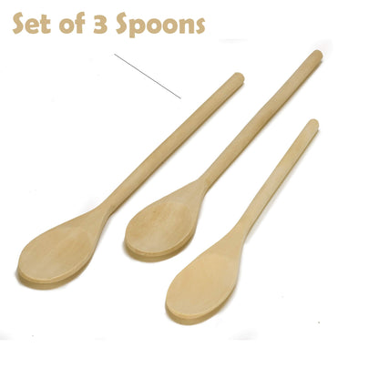 IMUSA 3pc Wood Spoon Set