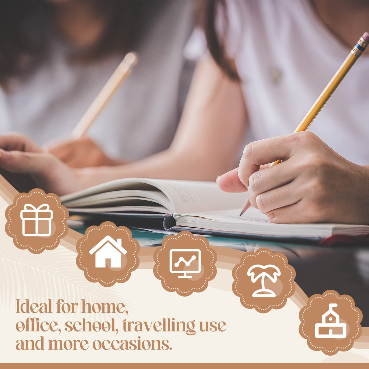 Zonon 4 Pcs Sublimation Journal Blank Notebooks A6 A5 A4 190 Pages Thick Faux Leather Notebooks Sublimation Notebooks Leather Sublimation Journal for School Office Supplies (5.7 x 4.3 Inch, A6) Zonon