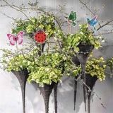 Diamond Art Kits, 12 Pcs Butterfly Hummingbird Ladybug Stakes Diamond Painting Kits for Adults Kids, 5D DIY Butterflies Ornaments Diamond Art Supplies Crafts for Indoor Outdoor Garden Yard Party Decor SOEWIOU