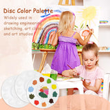 20 Pack Paint Tray Palettes for Kids, Plastic White Palettes for Students, Paint Holder, Paint Supplies LNAUJS