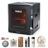 WAINLUX K8 10W Mini Laser Engraver, Laser Engraving Machine, 10000mW Fully Enclosed with Viewable Window, Laser Engraver and Cutter Machine for Wood Metal Leather, Grabadora Láser, Laser Class 1 WAINLUXPRO