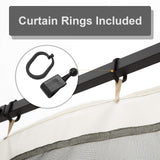 Outsunny 10' x 10' Universal Replacement Mesh Sidewall Netting for Patio Gazebos and Canopy Tents with Zippers, (Sidewall Only) Beige, Black Outsunny