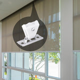 10 Pcs Roman Shade Cord Pulleys White Plastic Cord Lock Mechanism Versatile Use Roman Shade Hardware Window Blind Parts for Pleated Australian Bamboo Curtain Home Indoor Use Yoande