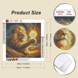 Reluohuo Lion Diamond Painting Kits for Beginner, 5D Full Drill Diamond Art Kits for Adults, DIY Diamond Art Kits for Home Wall Decor, 12x12 Inch Reluohuo