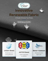 Oasbira Aluminum Outdoor Patio Furniture Set with Coffee Table, 4 Piece Patio Conversation Sets with Washable Thick Cushions, Outdoor Sectional Furniture Set for Porch, Balcony, Deck, Yard, Graphite Oasbira