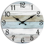 CHYLIN Wall Clock Silent Non Ticking Wall Clocks Battery Operated, Rustic Coastal Country Clock Decorative for Bathroom Kitchen(10 Inch) CHYLIN