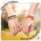 LEOBRO Clay Beads Bracelet Making Kit, 3524pcs White & Black & Gold Beads for Bracelets, Adults Jewelry Making LEOBRO