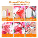 Offito Aurora Diamond Art Kits for Adults, 5D Snowy Mountains Lake Diamond Painting Kits for Beginners, Fantastic Landscapes DIY Full Drill Dots Gem Art Paint for Home Wall Decor 12 x 16 Inch Offito