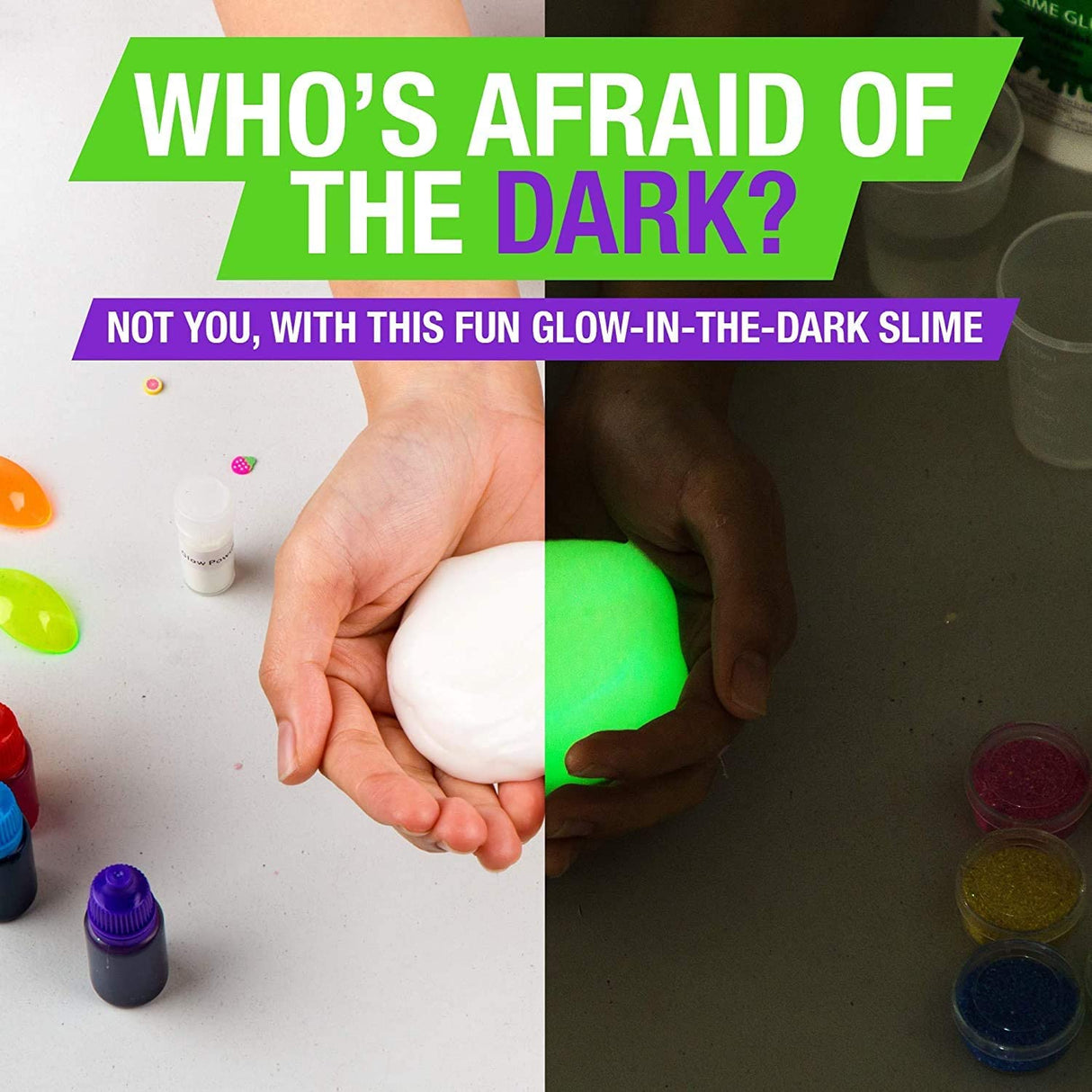 Discovering DIY Slime Kit for Girls and Boys - 52-Piece Slime Making Kit for Kids w/Craft Supplies - Makes Unicorn, Cloud, Butter, Galaxy, Mermaid and Slime for Kids Discovering DIY