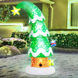 Lionoble 6 FT Christmas Outdoor Inflatable Decorations, Blow Up Christmas Tree with LED Light for Xmas Holiday Party Garden, Yard, Lawn Decor Lionoble