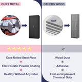 UNICOLY 71" Storage Cabinet, Metal Pantry Cabinet, Kitchen Pantry Storage Cabinets with Doors and 4 Shelves for Laundry Room, Living Room, Dinning Room, Assembly Required, Black UNICOLY