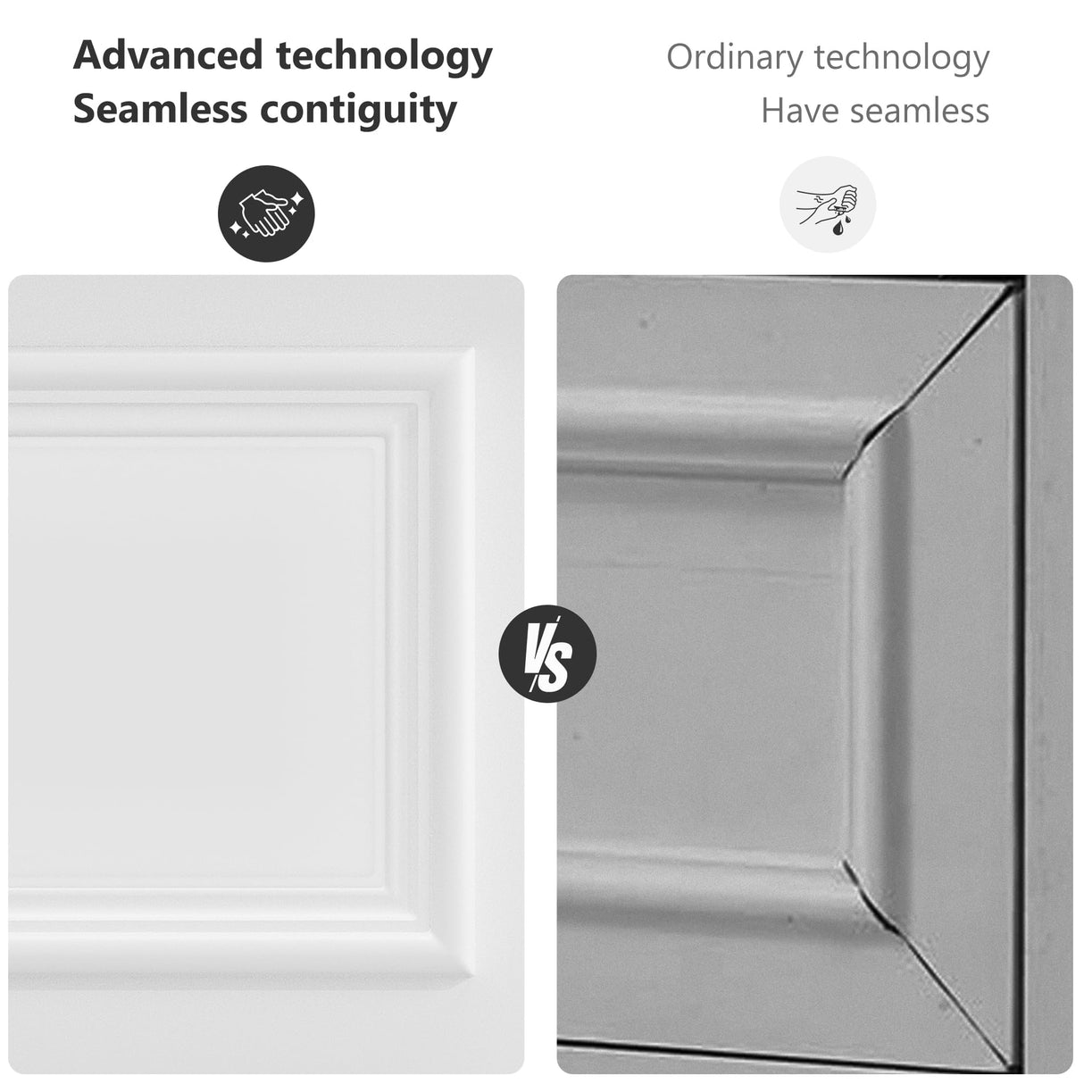 Farmhouse Executive Desk with Drawers and Charging Station,55.1" White Home Office Computer Desk with File Drawers Storage Cabinet, Morden Wood Table Study Workstation for Work Study Writing (White) Alohappy