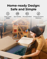 xTool S1 10w Laser Engraver, Acrylic Laser Cutter Machine with Air Assist for Laser Cutter, Laser Cutter Machine with xTool Laser Engraver Enclosure, xTool