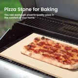 ROCKSHEAT Pizza Stone, Rectangular Extra Large 22" x 14" x 0.6" Pizza Stones for Oven Grill BBQ, Industrial Commercial Heavy Duty Cordierite Baking Stone for Pizza Bread, Outdoor Pizza Accessories ROCKSHEAT