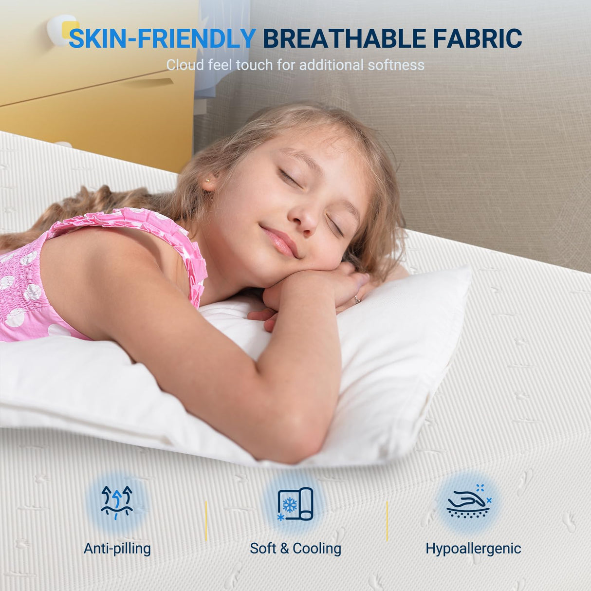 Avenco Queen Size Mattress, 8 Inch Memory Foam Queen Mattress in a Box for Comfort Sleep & Pressure Relief, CertiPUR-US Certified Queen Mattresses Medium Firm Avenco