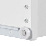 Yaheetech Nightstand with 3 Drawers, Wooden Bedside Table with Storage, Small Bedside Storage Cabinet Unit with Sturdy Base for Bedroom/Small Space, White Yaheetech