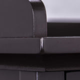 PAWLAND Cat Litter Box Enclosure, Cat House Side Table,Night Stand Pet House, Indoor Cat House, Espresso PAWLAND