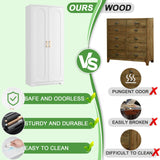 TIMELESS PIECES Kitchen Pantry Cabinet，Pantry Storage Cabinet， 71" Tall Kitchen Storage Cabinets with Doors and 4 Adjustable Shelves，Metal Food Pantry Cabinet for Kitchen, Livingroom TIMELESS PIECES