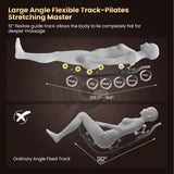 COSTWAY 4D Flexible Track Massage Chair, Full Body Zero Gravity Massage Recliner w/Airbags, Waist Heater, Electric Calf Frame, Auto Body Scan, Wireless Charging Station, Thai Stretching (Gray) COSTWAY