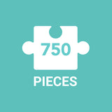 Flora Heart 750 Piece Shaped Puzzle from Galison - Vivid and Bright Puzzle Featuring The Photographic Work of Julie Seabrook Ream, Challenging and Fun, Thick and Sturdy Pieces, Makes an Amazing Gift! Galison
