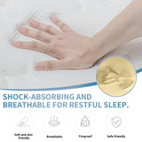 Full Mattress 14 Inch, Full Size Memory Foam Mattresses, Full Size Matress in a Box with Pocket Springs for Breathable Comfort, Supportive Sleep, Helps Relieve Back Pain, and Isolates Motion inight