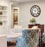 Bulova Clocks Model C4887 Beacon Hill, Walnut Bulova