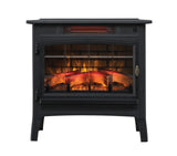 duraflame Freestanding Electric Fireplace Stove Heater with 3D Flame Effect for 1,000 Sq. Ft. Room, Black Duraflame