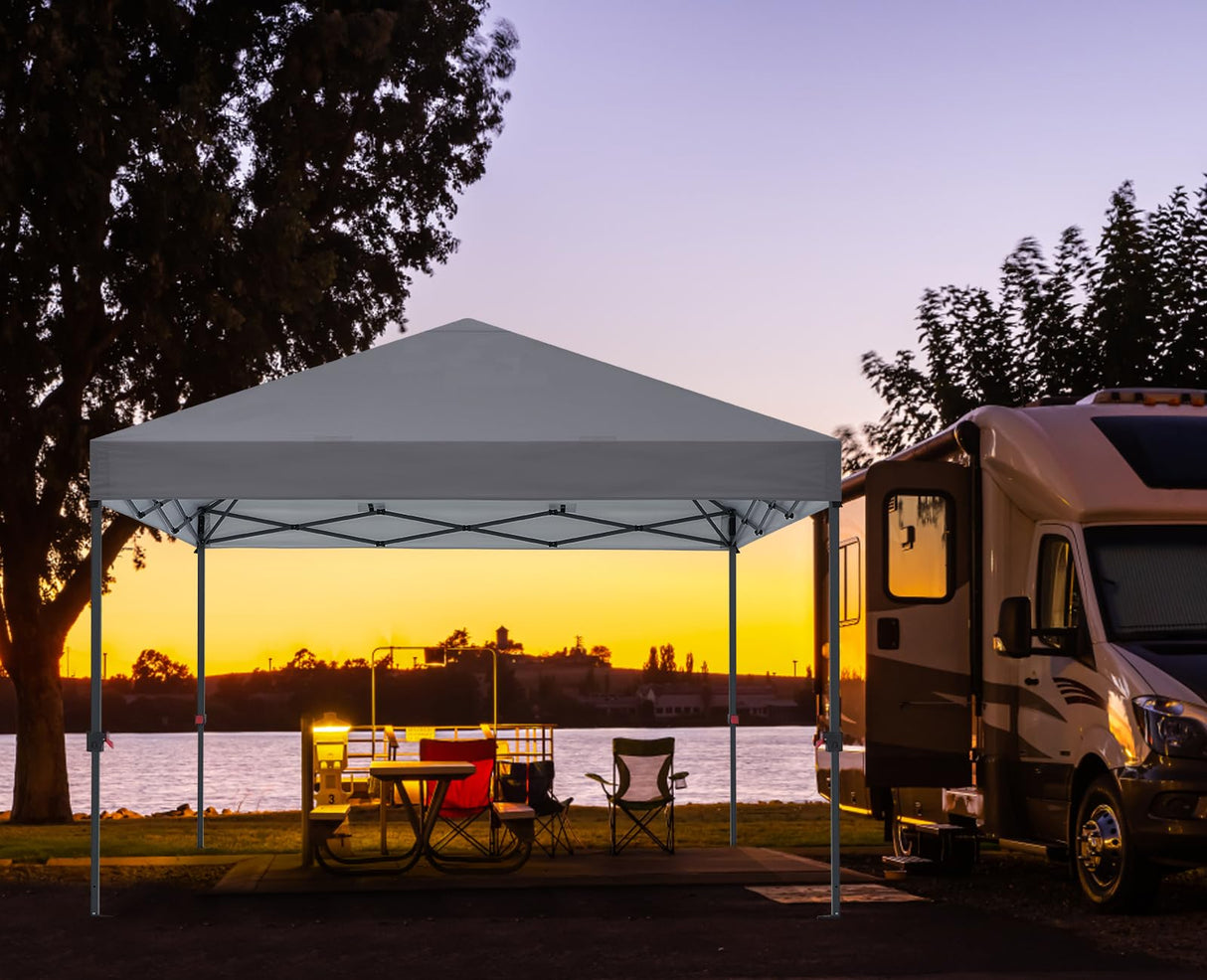 COOSHADE Easy Pop Up Tent 8x8Ft(Grey) COOSHADE