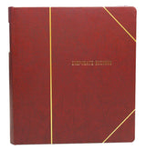 Corpkit 3-Ring VP Binder - Heavy Duty, Imitation Leather Minute Book, Optional Gold Stamping with Corporate or Company Records (Burgundy) Corpkit Legal Supplies