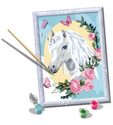 Ravensburger Unicorn Portrait Paint by Numbers Kit for Kids - 20268 - Painting Arts and Crafts for Ages 9 and Up Ravensburger