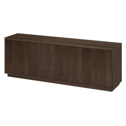 Henn&Hart Hanson TV Stand, 70" Wide, Brown