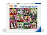 Ravensburger Puppy Pals 500 Piece Jigsaw Puzzle for Adults - 12000196 - Handcrafted Tooling, Made in Germany, Every Piece Fits Together Perfectly Ravensburger