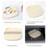 Aboofx Microwave Flower Press Kit, 6.3"x6.3" Quick Dry Flower Pressing Kit with Washable Cloth for Crafts Pressed Flowers and Plant for DIY Art, Preservation for Bookmark Frame Wedding Flowers Drying Aboofx