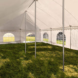 Quictent 20x40 Fire Retardant Pole Party Tents Heavy Duty PVC Vinly Pole Tent Wedding Party Canopy with Carry Bags Quictent