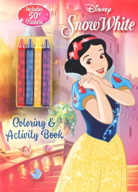 Disney: Snow White Coloring with Crayons (Color & Activity with Crayons) WoodArtSupply