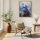 DAZZLEDOTS Dragon Diamond Painting Kits for Adults, Book Diamond Art Kits for Adults Beginner, 5D DIY Full Drill Diamond Dots Paintings for Home Wall Decor Gift 12X16 Inch DAZZLEDOTS