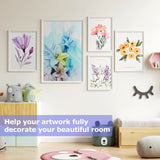 Ctosree 5 Pcs Self Stick Mounting Board, 5 x 7 Inch White Picture Frame Backing Board for Cross Stitch, Embroidery, Photo, Poster, Crafts, Artworks Ctosree