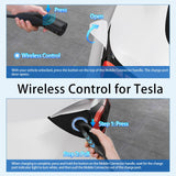 Level 2 EV Charger for Tesla, WiFi APP, 40A Portable EV Mobile Charger for Tesla, 25FT Cable with 240V NEMA 14-50 Plug & NEMA 5-15 Adapter, NACS Connector,Home Wall Charger for Tesla Model Y/3/S/X Romaa