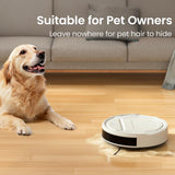 Lefant Robot Vacuum- Ultra Thin,Powerful Suction, Quite,No-Tangle Port,120 Mins Runtime,Self-Charging Robotic Vacuum Cleaner, APP/Voice/Alexa Control,Ideal for Pet Hair and Hard Floor Lefant