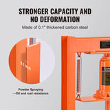 VEVOR Hydraulic 6 Ton H-Frame Garage Floor Adjustable Shop Press with Plates, 6T, Orange VEVOR