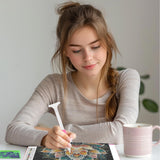 SENQAO Diamond Art Kits for Adults - Mandala Lotus Flower Diamond Painting Kits DIY 5D Full Drill Diamond Dots Paintings with Diamonds Gem Art and Crafts for Home Decor 12x16 Inch SENQAO