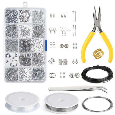 KUUQA Jewelry Making Kit Jewelry Findings Starter Kit Jewelry Beading Making and Repair Tools Kit KUUQA