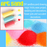 Guuozzli 36 PCS Art Sand Kit, DIY Scenic Sand Painting & Wedding Decoration Bottles Guuozzli