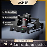 ACMER S1 Laser Engraver for Beginner Mini Laser Engraving Machine for Wood Metal, Laser Class4 (S1 3500mW) ACMER