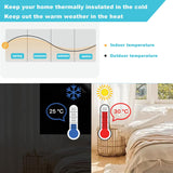 EUIQUE Portable Blackout Curtains for Bedroom Window (Upgraded 420D Fabric), 100% Blackout Blinds Shades No Drill Travel Blackout Window for Nursery Room RV Car, 40 x 57 inch EUIQUE