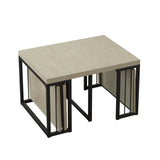 NTYUNRR 23.6" - 118" Extendable Dining Room Table, Modern Extra Long Folding Dining Tables for 2-10 People, Outdoor Patio Furniture Set, Adjustable Kitchen Dinner Table, Ancient White NTYUNRR