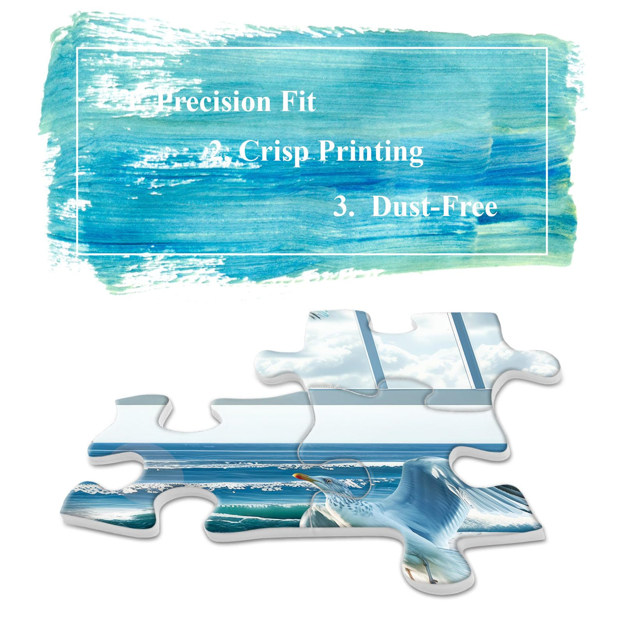 Beach Summer House Puzzles for Adults 1000 Piece, Hawaii Florida Maine Ocean Jigsaw Puzzles, Seashore House Puzzles - Seaside Retreat BBOLDIN